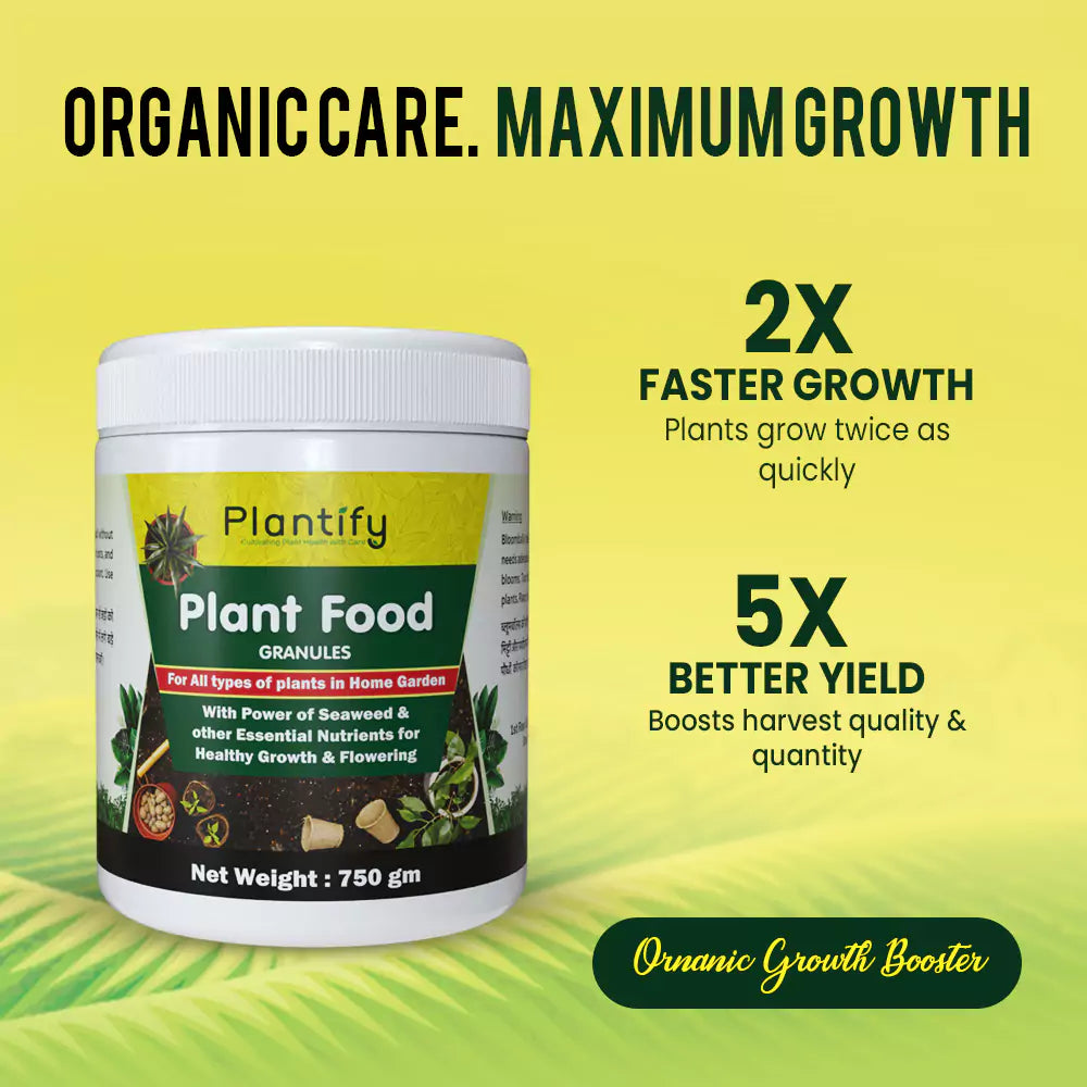 Organic Plant Fertilizer | Garden Plant Food Granules